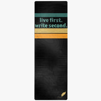 Live First Write Second Exercise Mat
