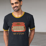 Vintage Typewriter Write Ringer T-shirt