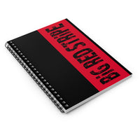 Big Red Stripe Notebook
