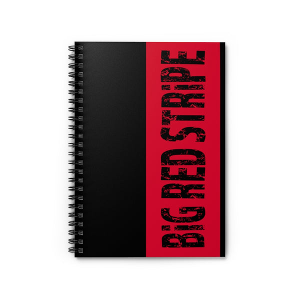 Big Red Stripe Notebook