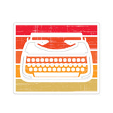 typewriter sticker