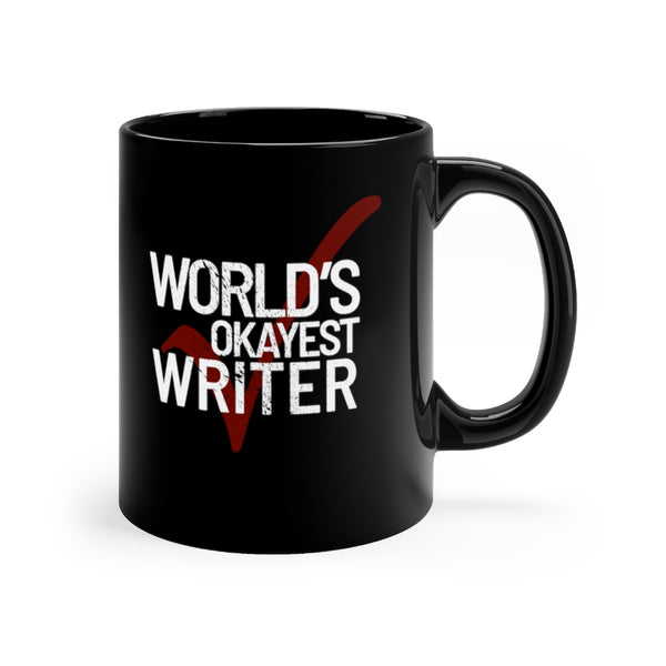 world's okayest writer mug