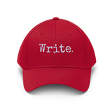 Write Cotton Twill Cap