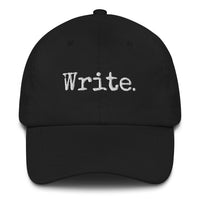 Write Cotton Twill Dad Hat