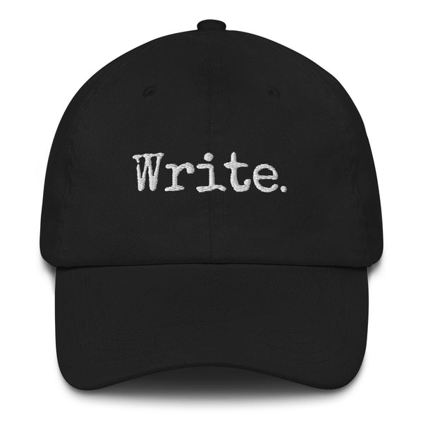 Write Cotton Twill Dad Hat