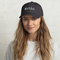 Write Cotton Twill Dad Hat