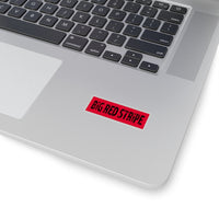 Big Red Stripe Kiss-Cut Stickers