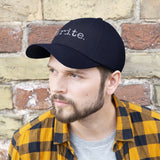 Write Cotton Twill Cap